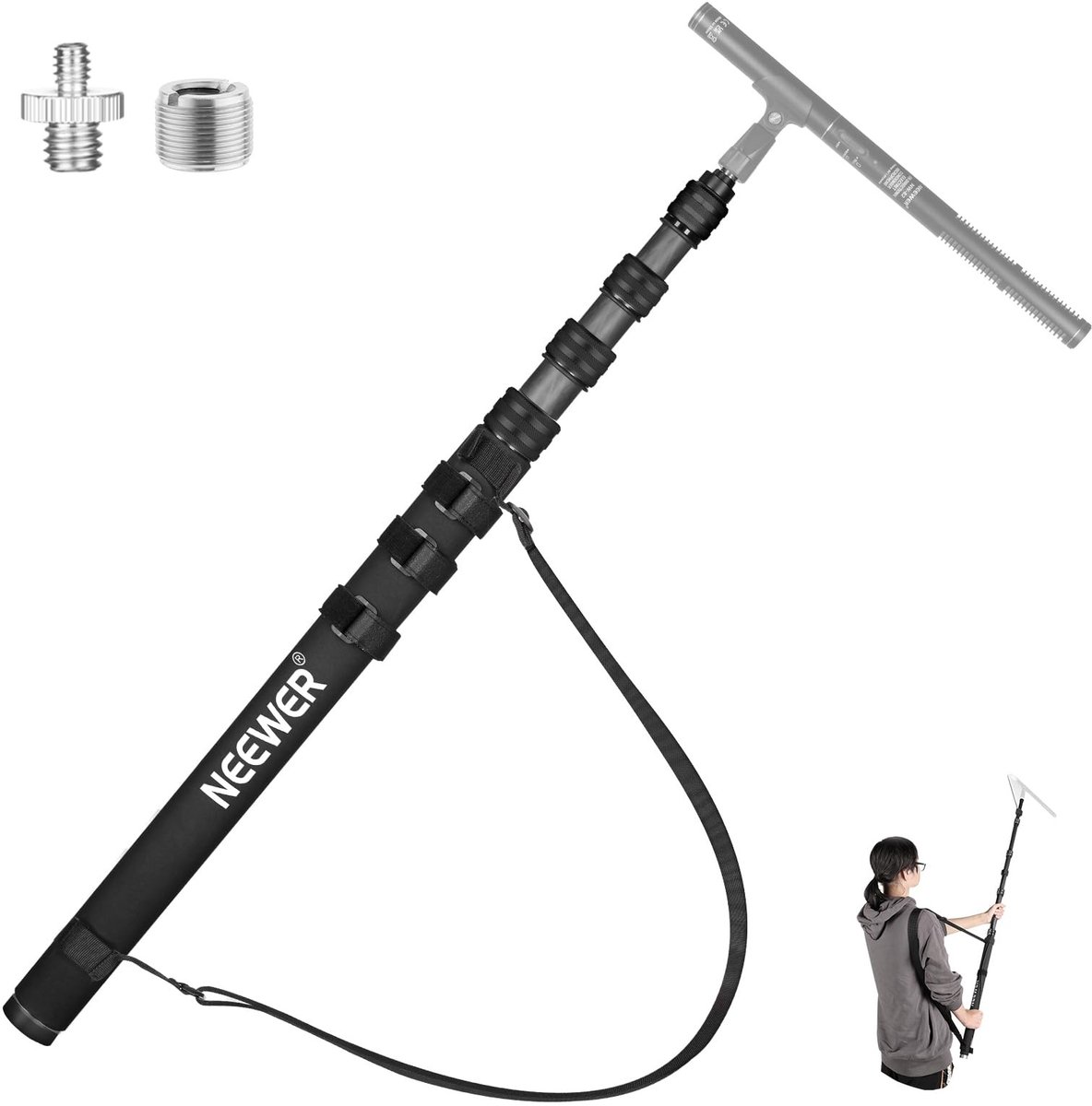 Elzusha - Professionele Microfoon Boom Pole van 300 cm