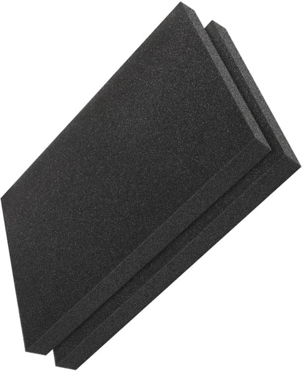 Elzusha - Foam Cut to Size - 2 Stuks van 40 x 30 x 4 cm, Zwart