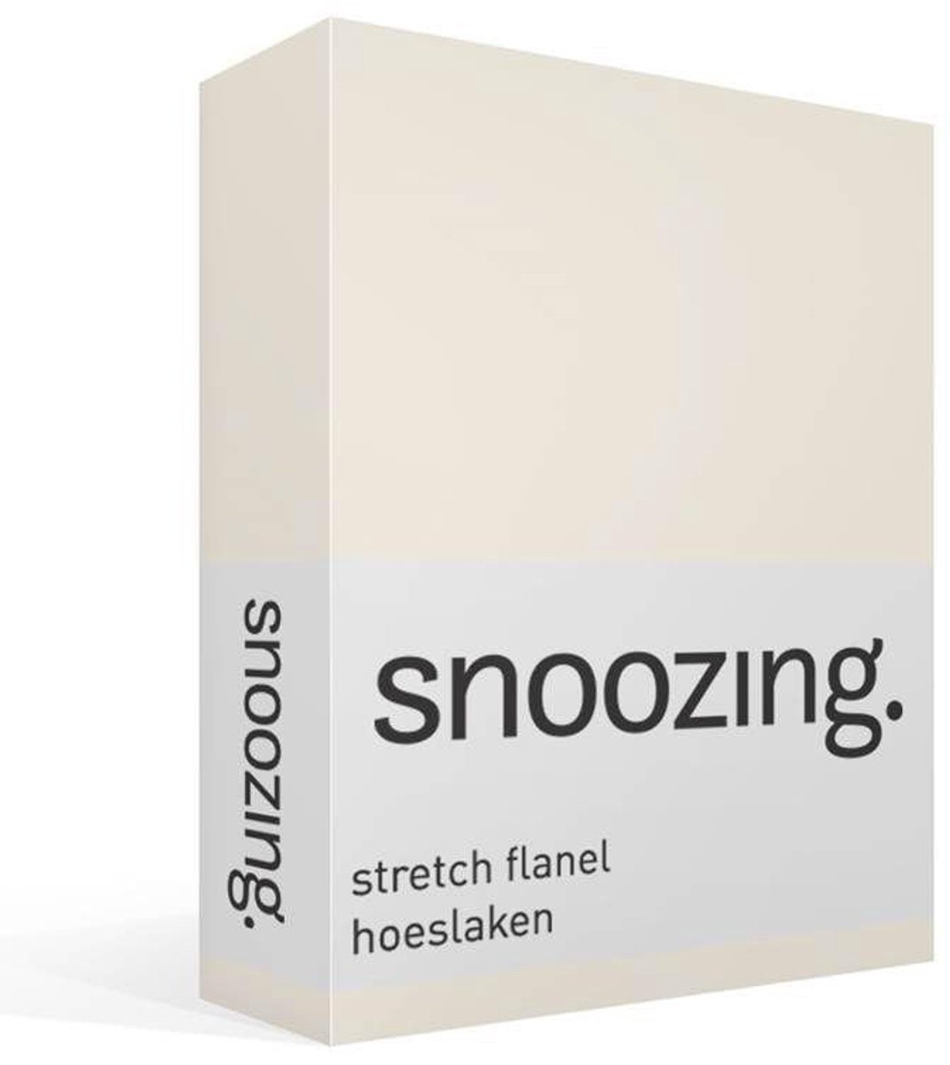 Elzusha - Hoeslaken Flanel - 120/130x200/220 cm - Ivoor