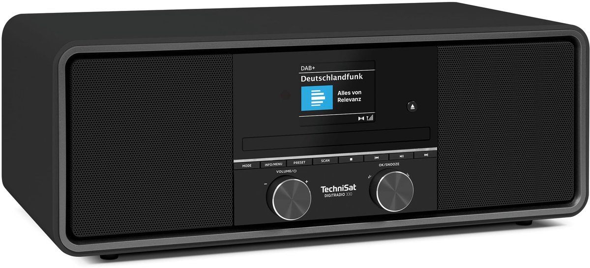 Elzusha - DAB+ FM Stereo Radio met CD Speler en Bluetooth