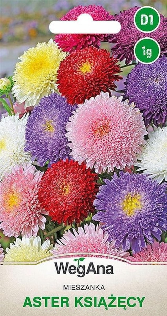 Elzusha - Mengsel van Aster Zaden - 1,2g voor Balkon en Tuin