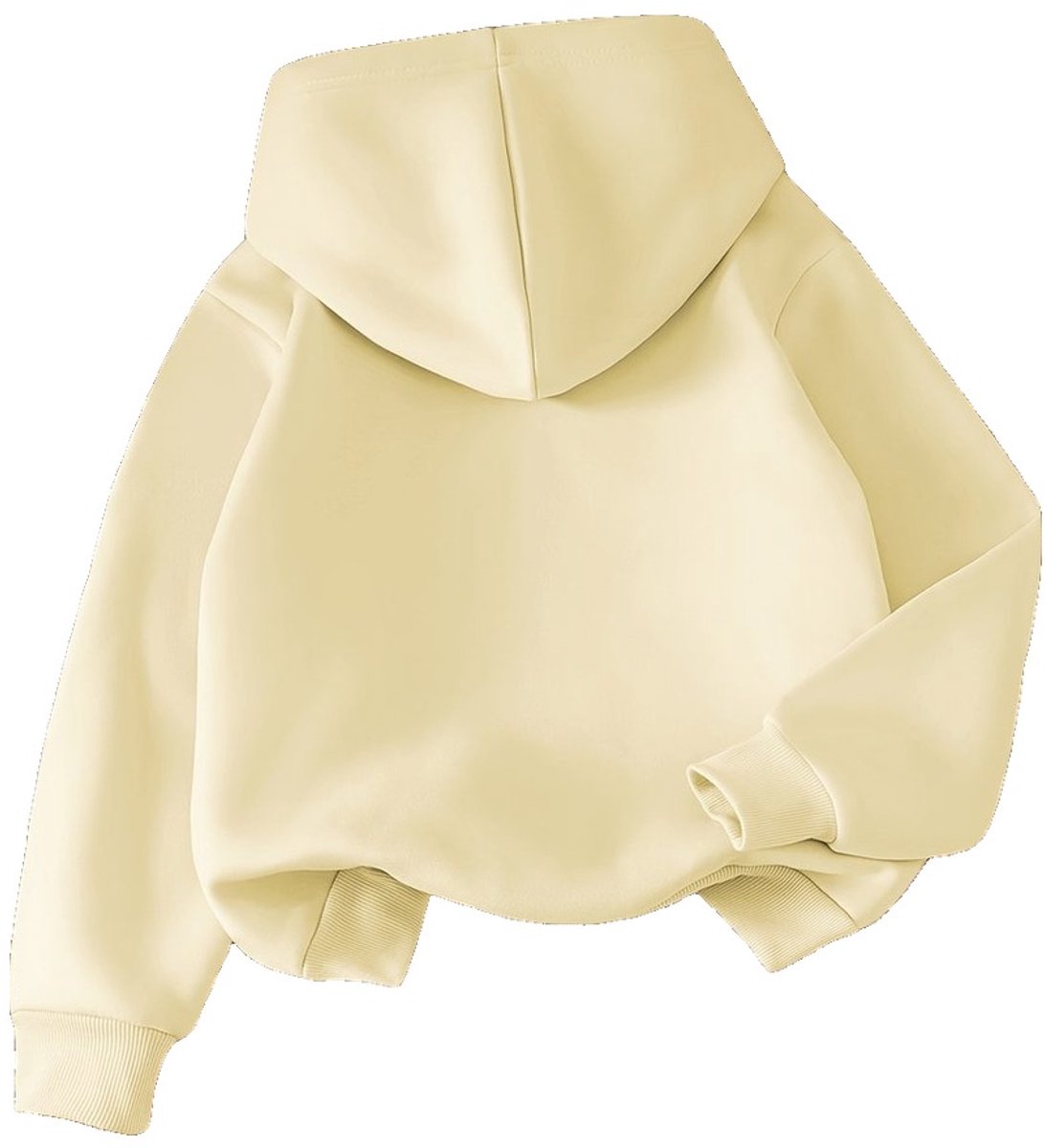 Currero Hoodie Jongens Warme Hoodie Met Capuchon Comfortabele Sweater Casual Trui Pullover Jongenstrui 1-2 Jaar Beige