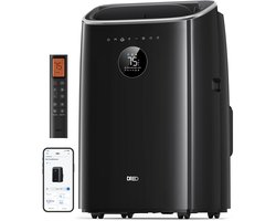 Mobiele airco 7500 BTU stil met app bediening luchtontvochtiger timer voor slaapkamer en kantoor