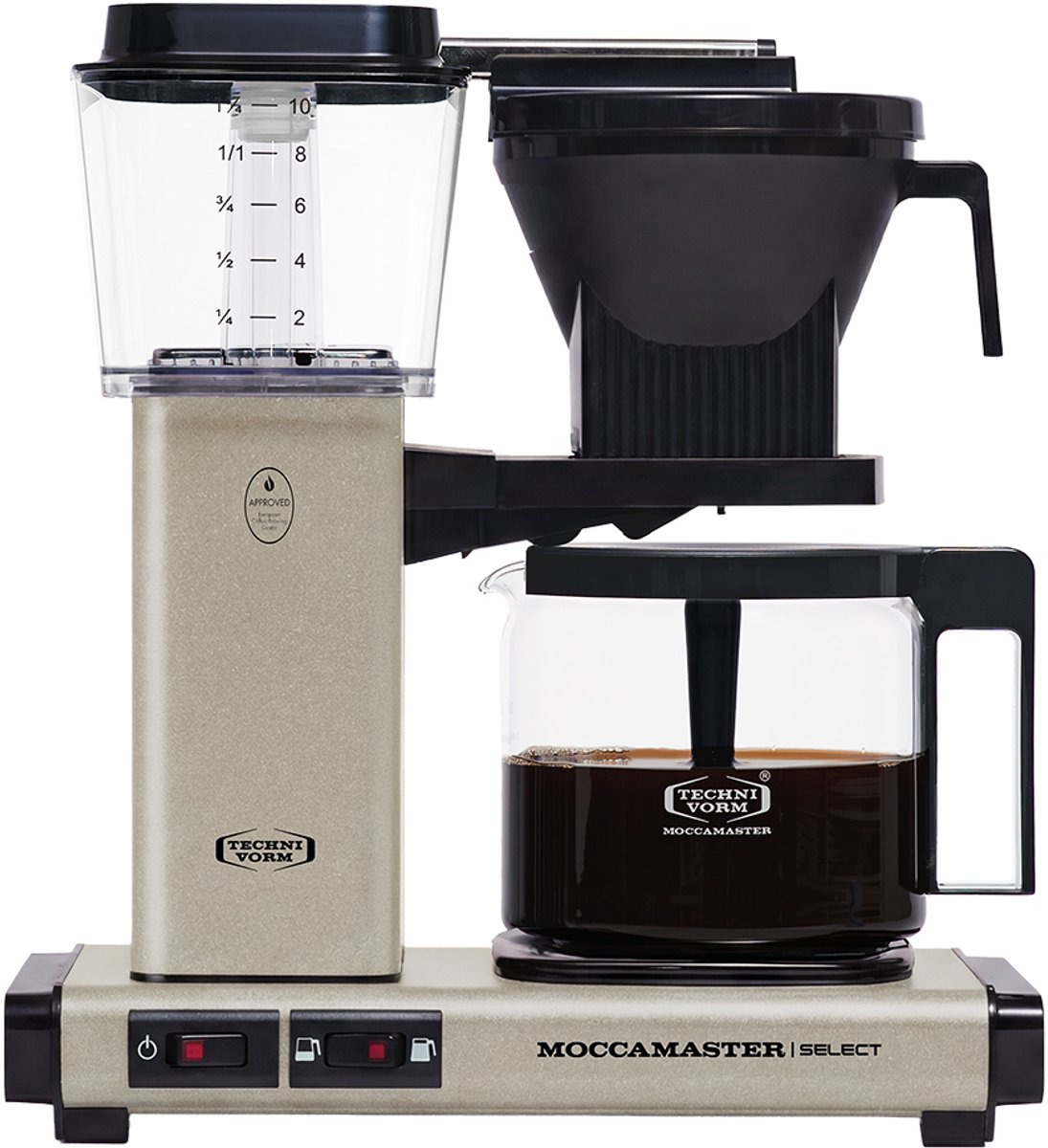 Moccamaster KBG Select - Filterkoffiezetapparaat - Sandstone - 5 jaar garantie