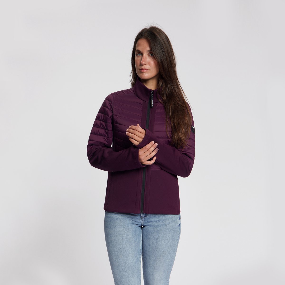 Travelin' Lyan Dames - Outdoorvest - Gevoerd - Paars