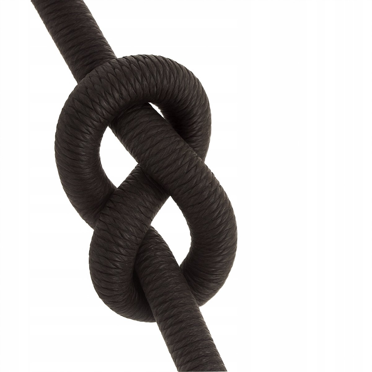 Flexibele Elastische Touw Zwart 8mm - Per Meter