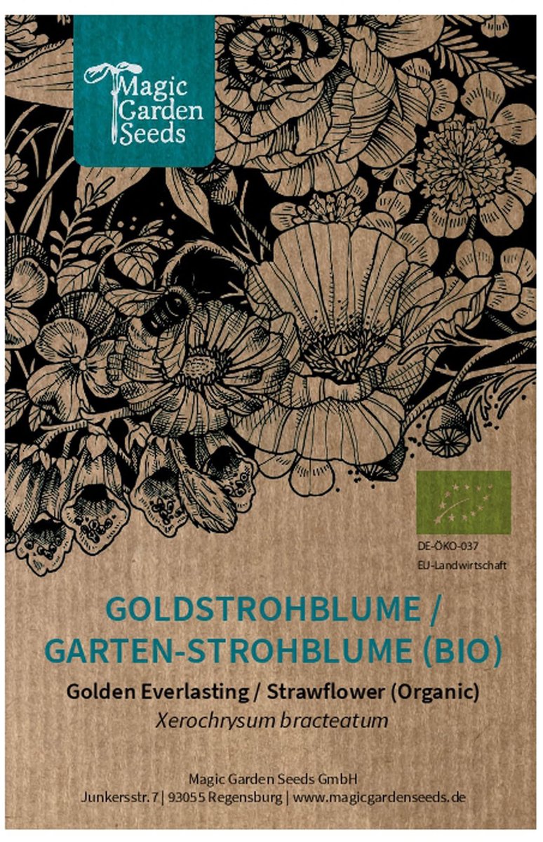 Solidchoice - Gouden Stro Bloem Zaden - Ongeveer 500 Biologische Zaden
