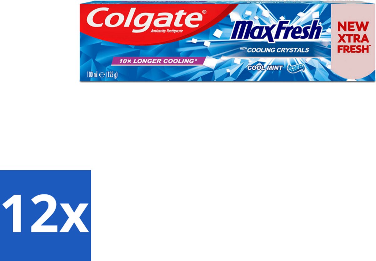 Colgate Tandpasta Maxfresh Coolmint 100 ml - Voordeelverpakking - 12 stuks