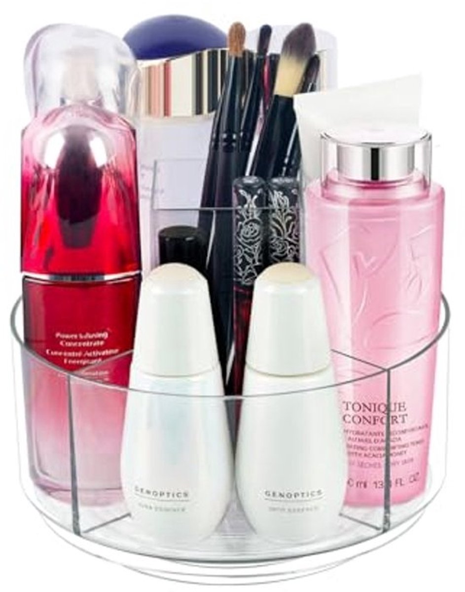 360° Roterende Make-up Organizer voor Cosmetica - Efficiënte Opslag en Weergave