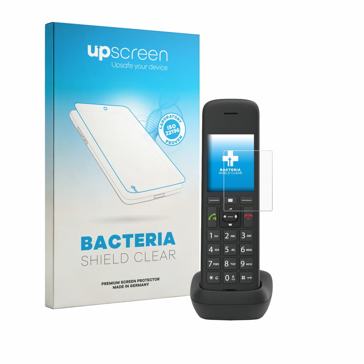 upscreen - Screenprotector voor Gigaset C575A - Folie Beschermfolie transparant antibacterieel