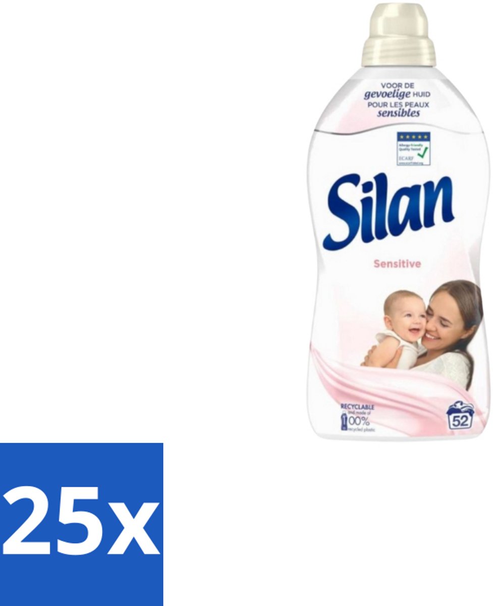 Silan – Wasverzachter – Sensitive – 1144 ml - Bulkverpakking - 25 stuks