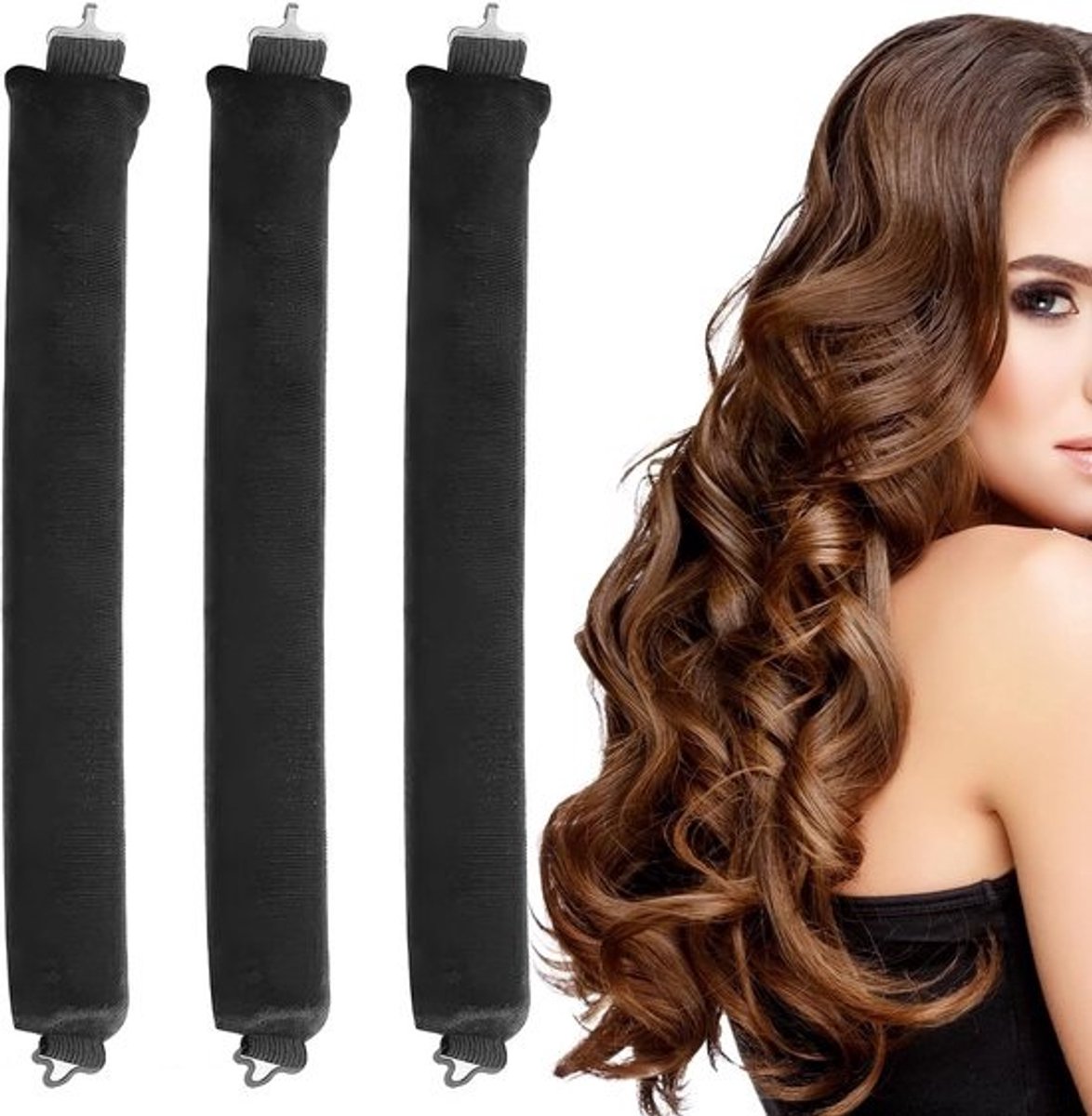 Heatless Curlers - Ideaal voor Golvend Haar, Set van 3