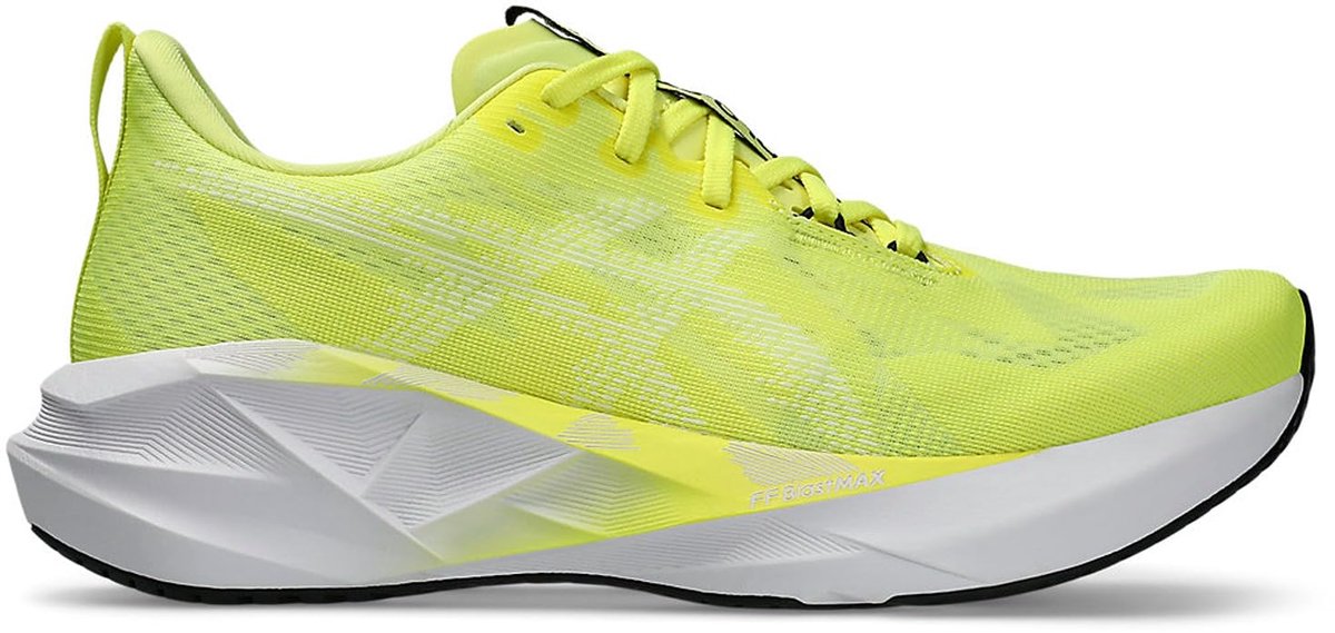 ASICS Novablast 5 Hardloopschoenen Heren Citron/ 43 5 Wit