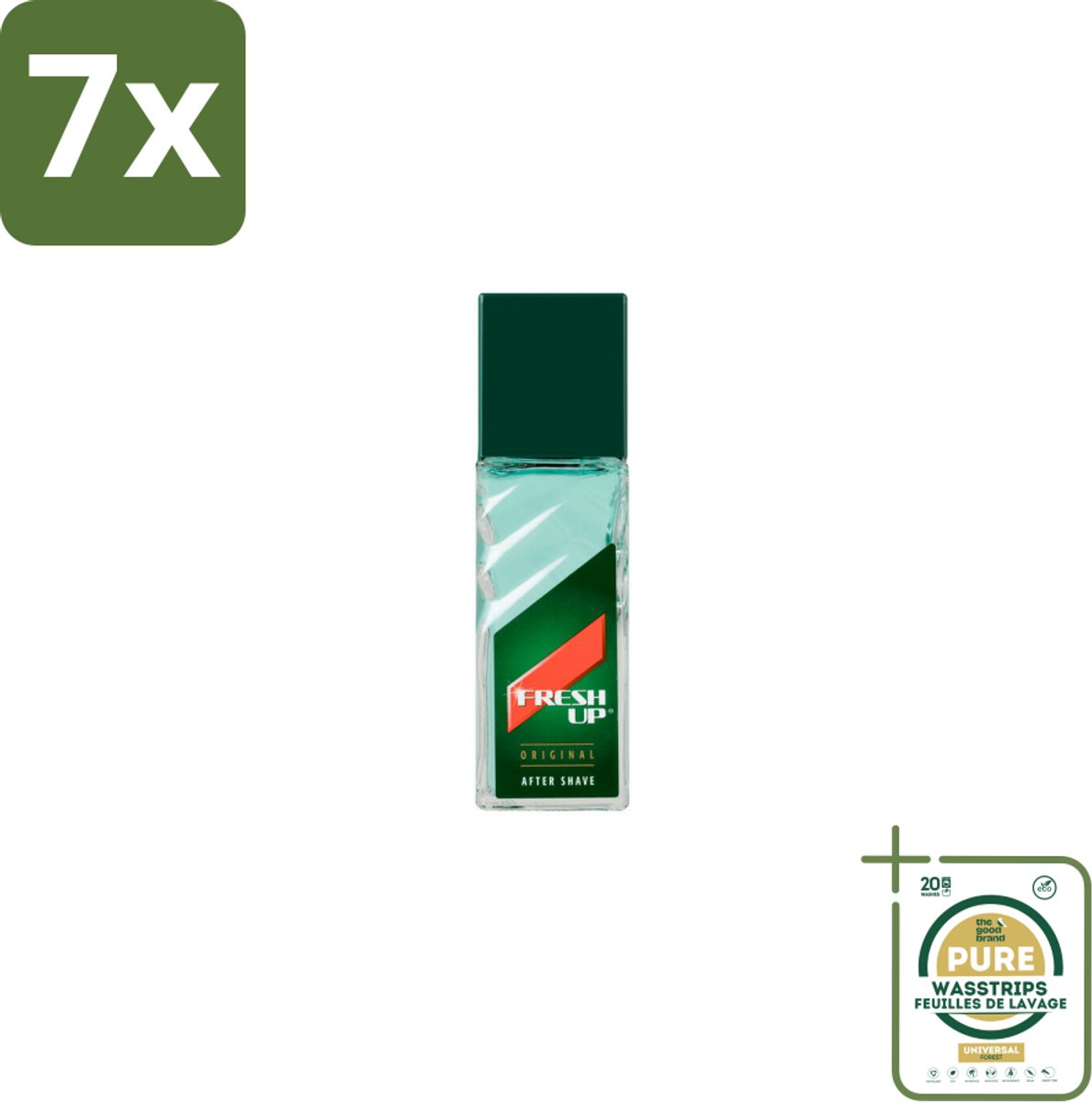 7 x Fresh-Up After Shave Depper 100 ml - Grootverpakking - Aftershave Lotion - Depper Aftershave - Scheren Aftershave - Huid Verzorging - Menthol Aftershave