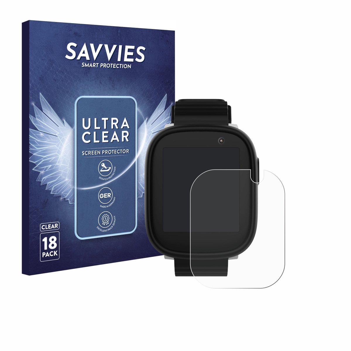 Savvies - Screenprotector voor Xplora X6 Play 2022 (1. generatie) - Folie Beschermfolie transparant 18 Stuks