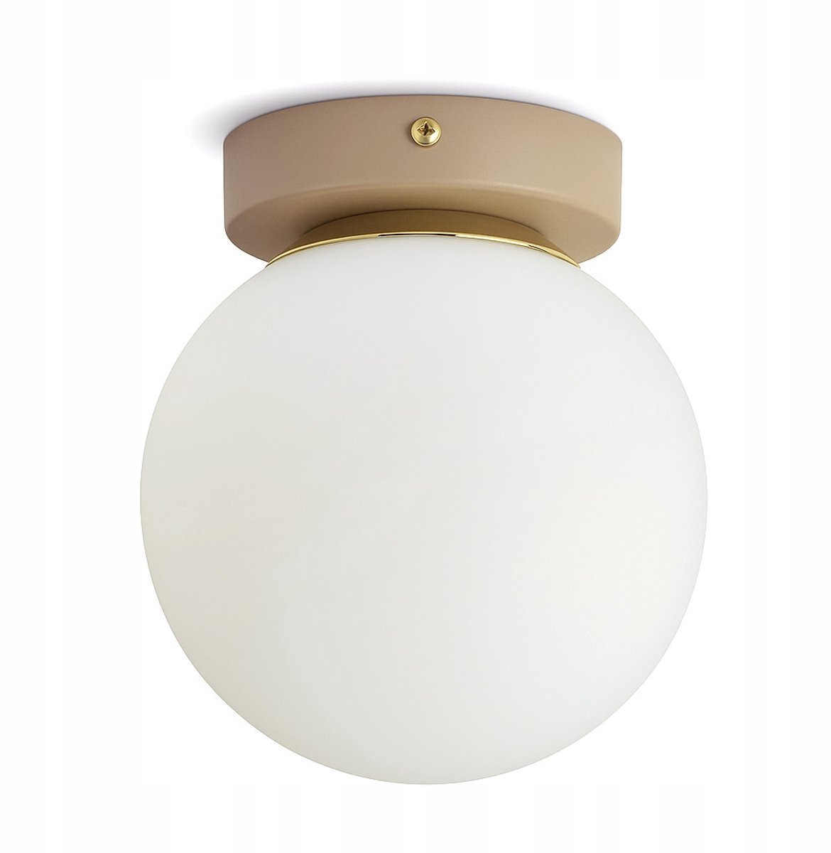 Beige Plafondlamp Grijs Beige G9 LED Milky Ball 564-P1