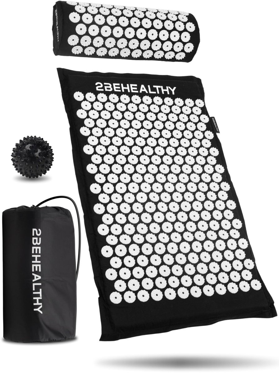 Elzusha - Acupressure Massage Mat met Kussen en Triggerpoint Bal