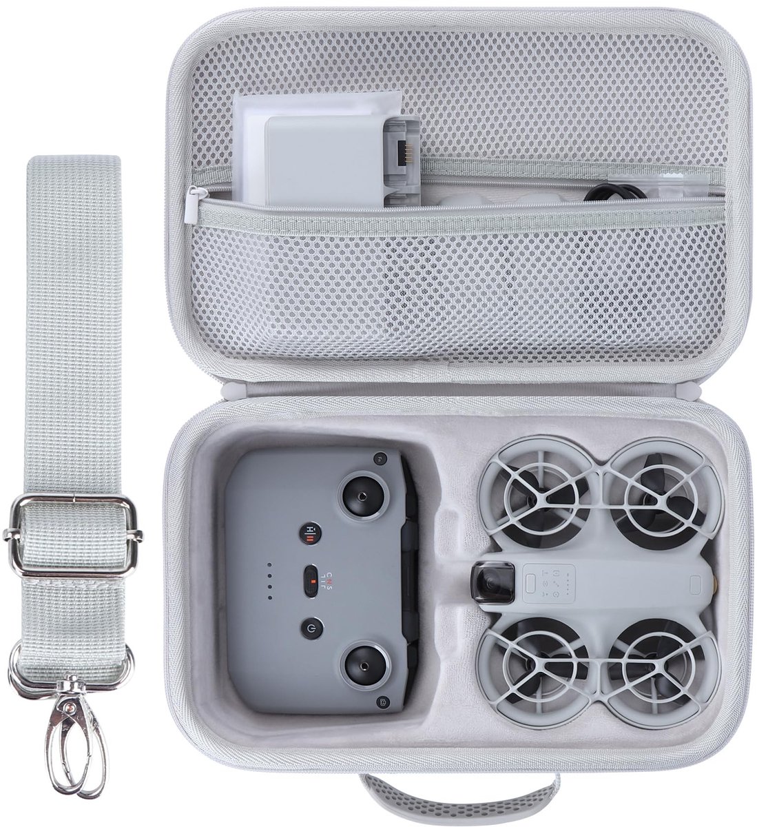 Elzusha - Beschermtas voor DJI Neo Drone, Grijs
