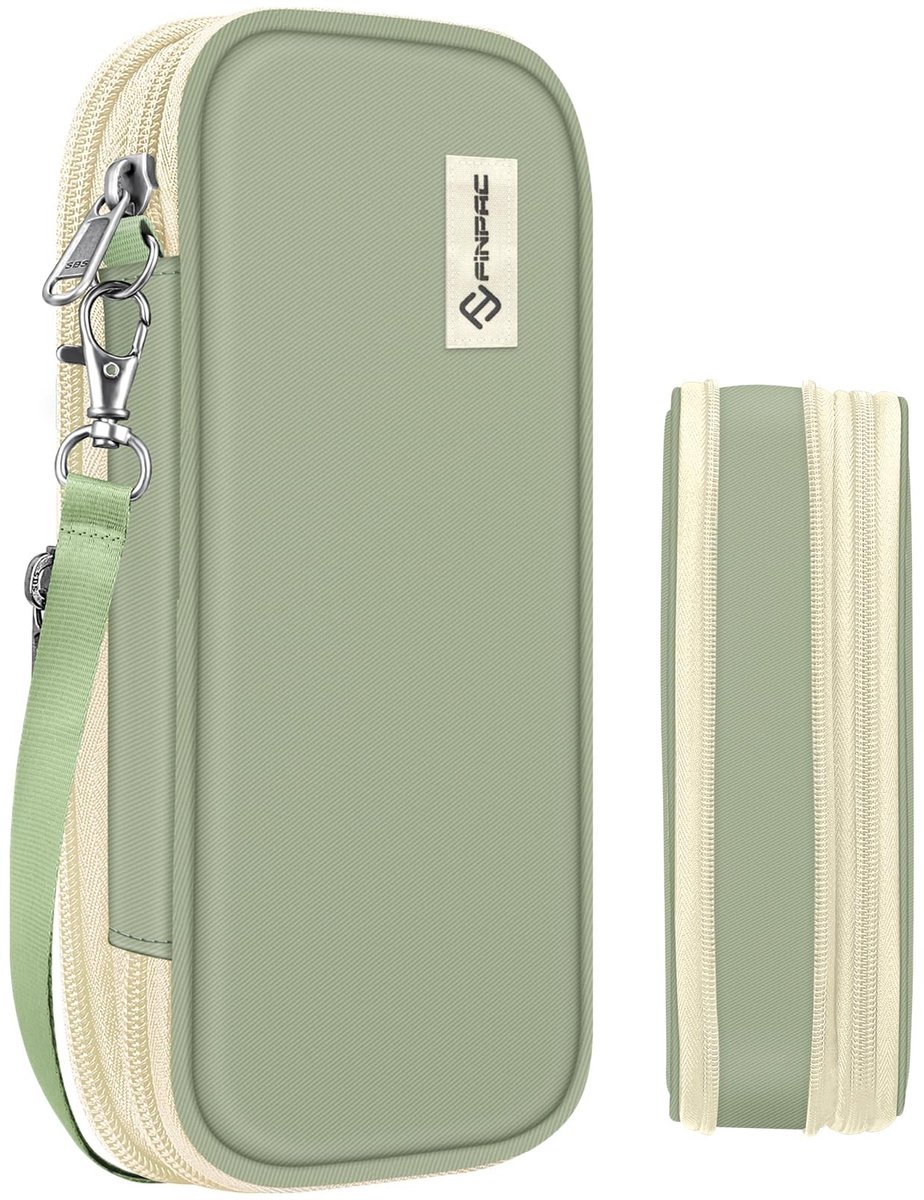 Elzusha - Grote Vouwbare Pennenhouder voor School en Kantoor, 22.5 x 10.5 x 7 cm