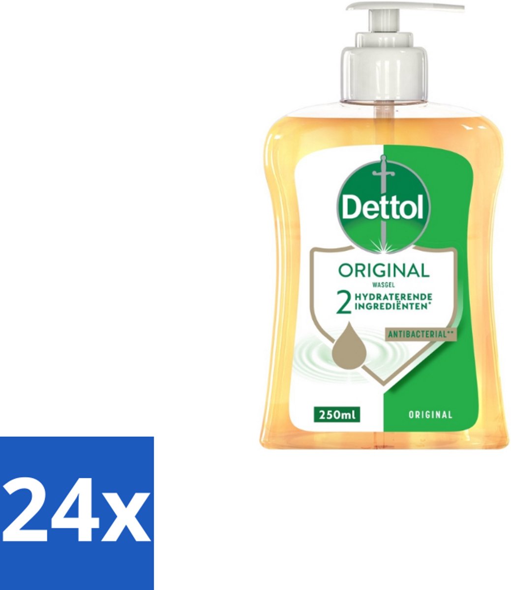 24 x Dettol Handzeep Original 250 ml - Handzeep - Hygiëne - Antibacterieel - Hydratatie - Huidverzorging