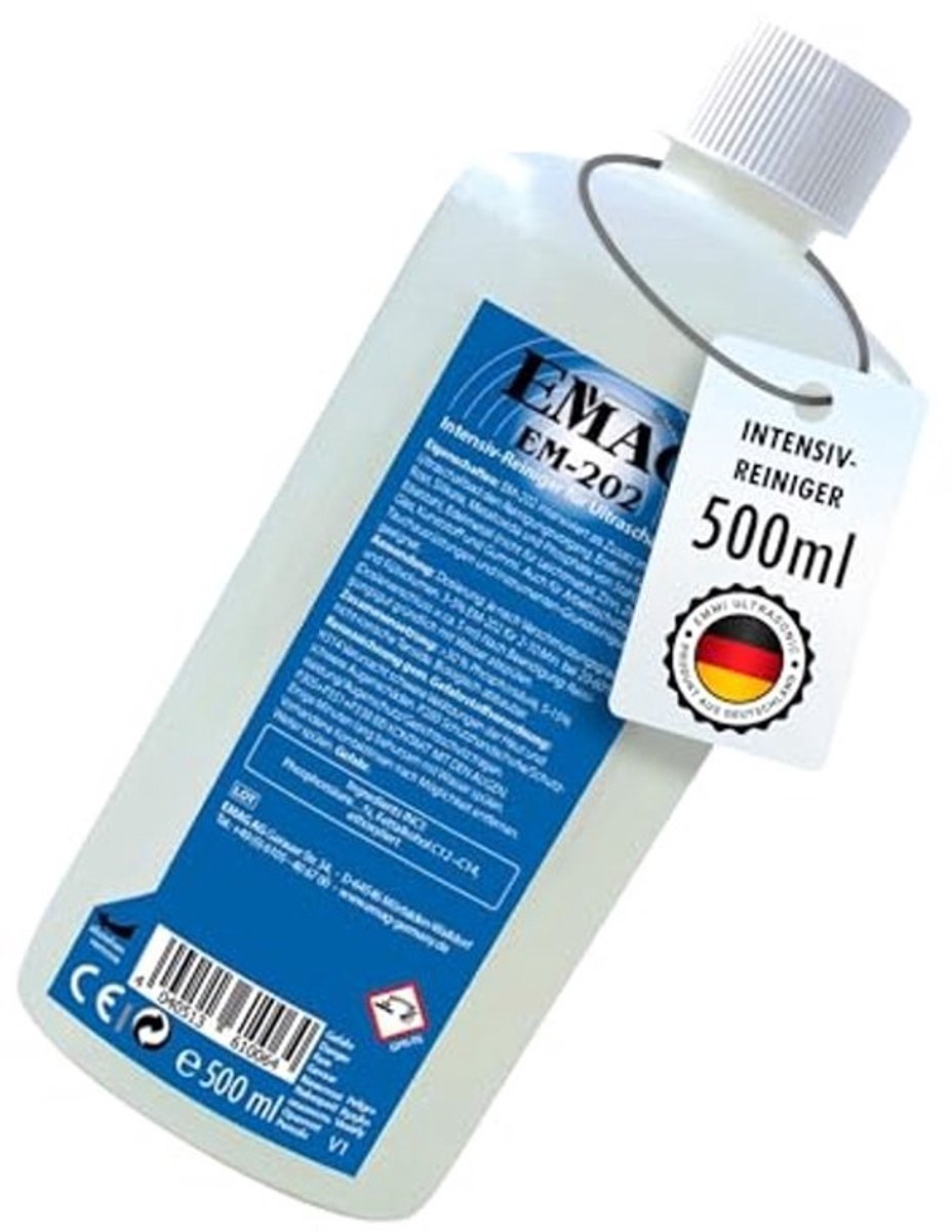 Ultrasone reiniger voor instrumenten - 500 ml, verwijdert kalk, roest en silicaten