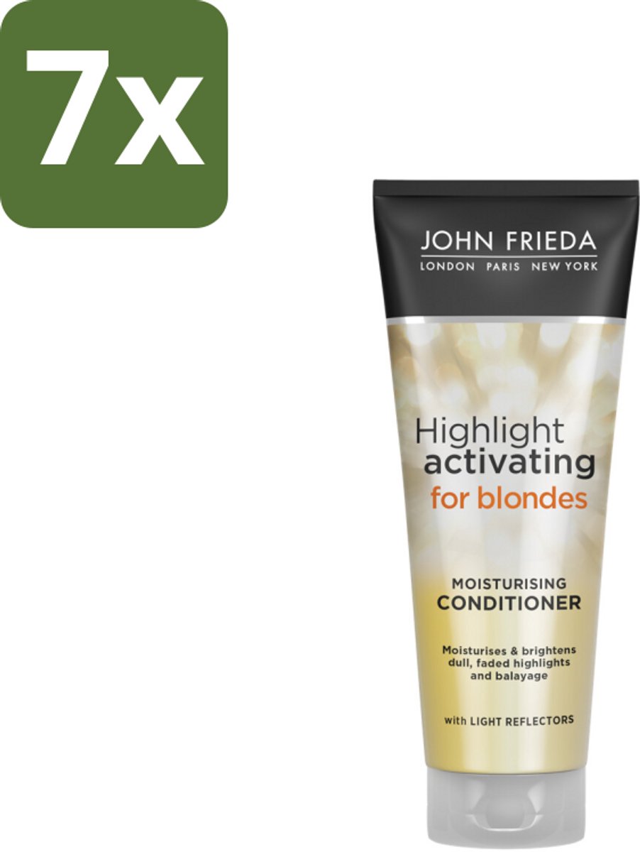 John Frieda – Conditioner – Sheer Blonde – Verhelderend – 250 ml - Bulkverpakking - 7 stuks