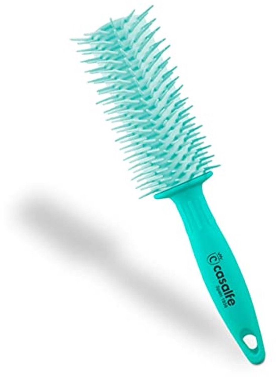 Anti-Pull Borstel voor Krullend en Rebel Haar met Flexibele Tandjes