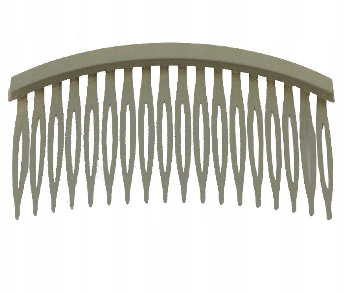 Matte Haarkam Inzet 9,5 cm Khaki - Stijlvol en Praktisch