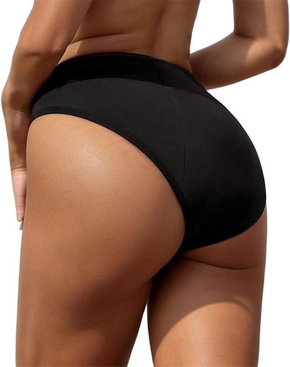 Menstruatie Broek - Vrouwen Ondergoed - Comfortabel Dragen - Hoge Absorptie - Lage Taille - Zwart