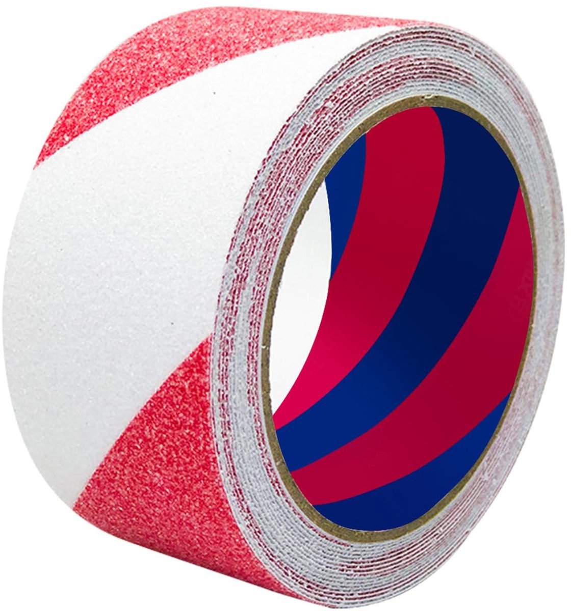 Elzusha - Antislip Tape 10cm x 10m voor Trap en Vloer (Rood-Wit)