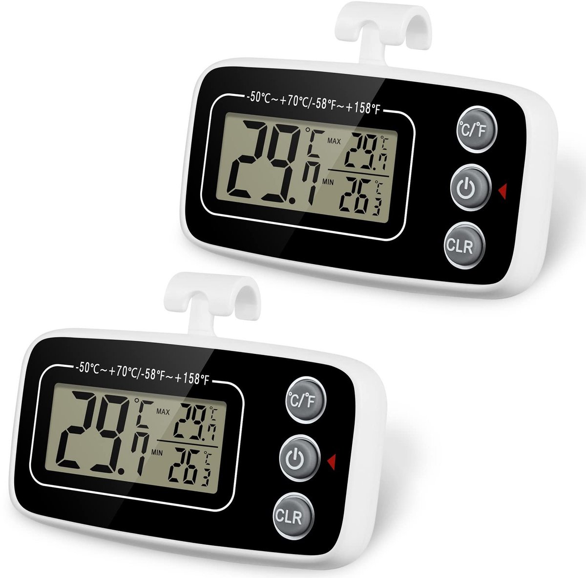 Elzusha - Digitale Koelkastthermometer met LCD Scherm