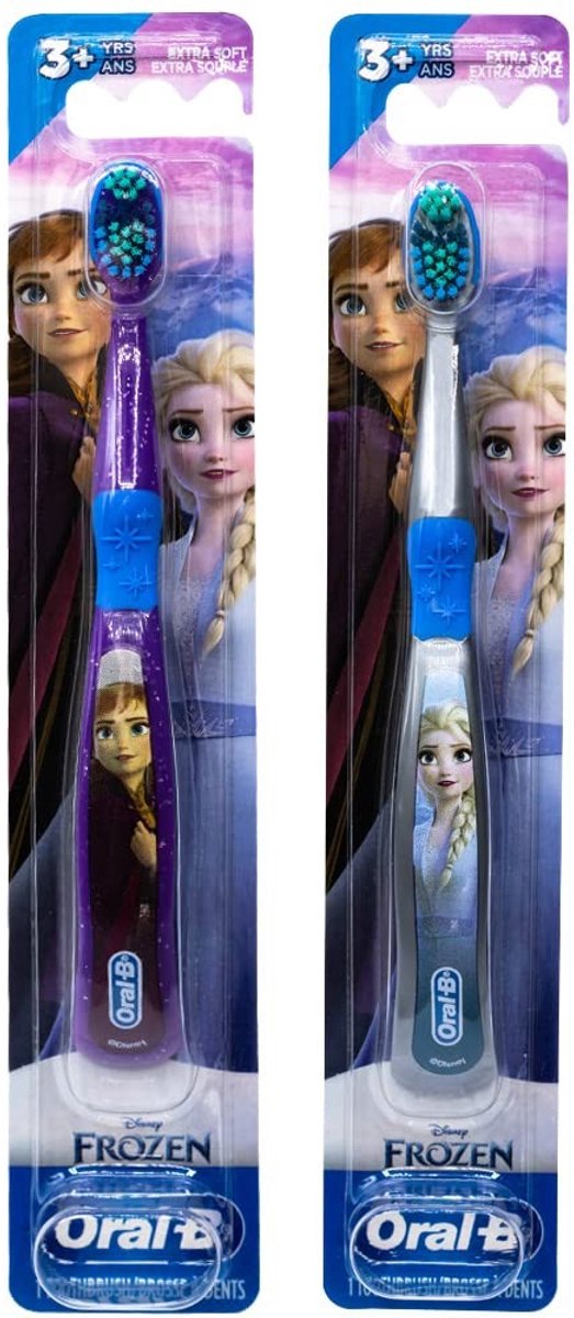Elzusha - Kids Handmatige Tandenborstel met Disney Frozen Thema