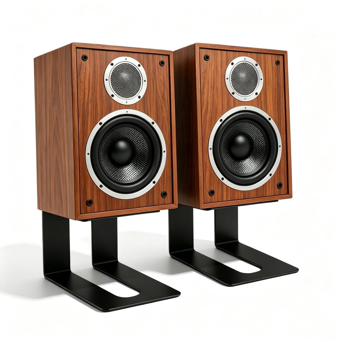 Elzusha - Universele Speakerstandaard met Schokabsorberende Pads