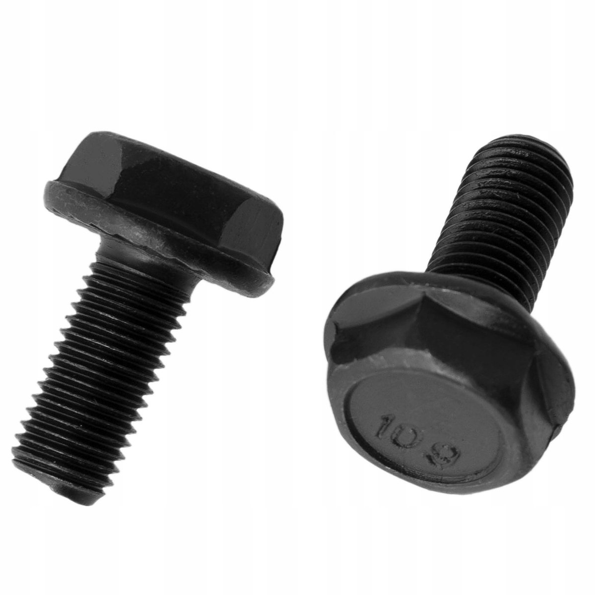 Krukasschroef M8 voor trapas, 2 stuks, zwart