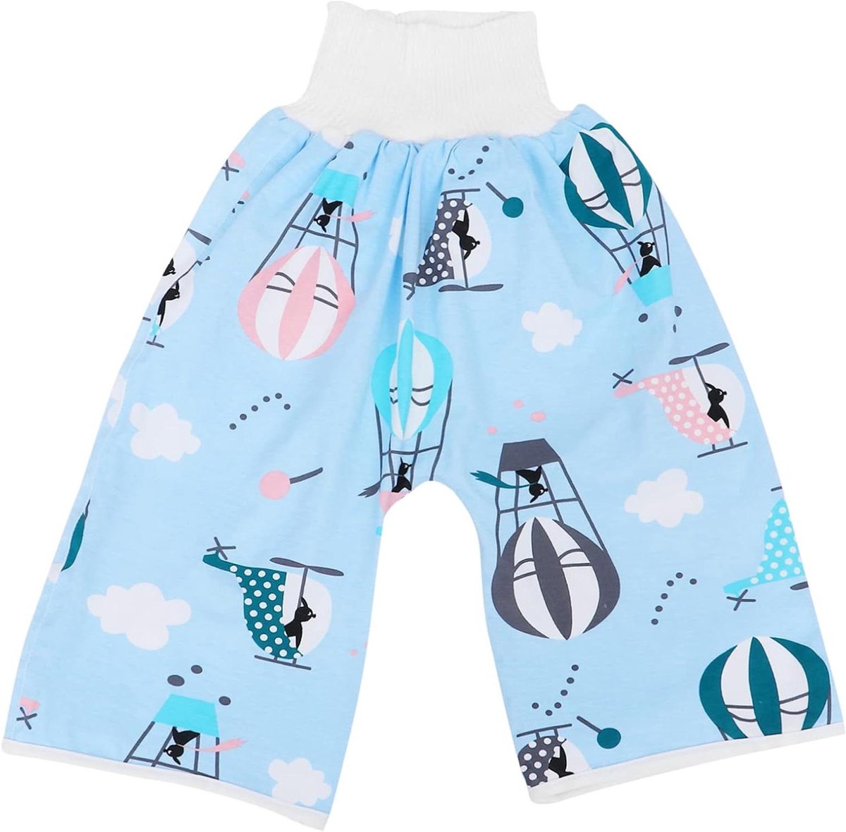 Wasbare luierbroek - Trainingsbroekje peuter - Zindelijkheidstraining - Ademend katoen - 54x15.5cm - Blauw