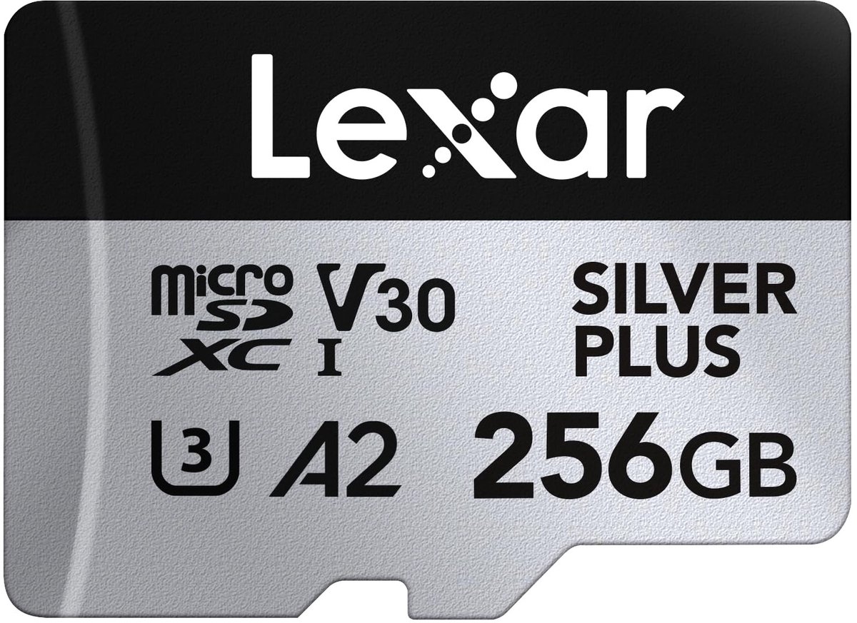 Solidchoice - Micro SD-kaart 256 GB tot 205 MB/s met Adapter, Full HD en 4K UHD