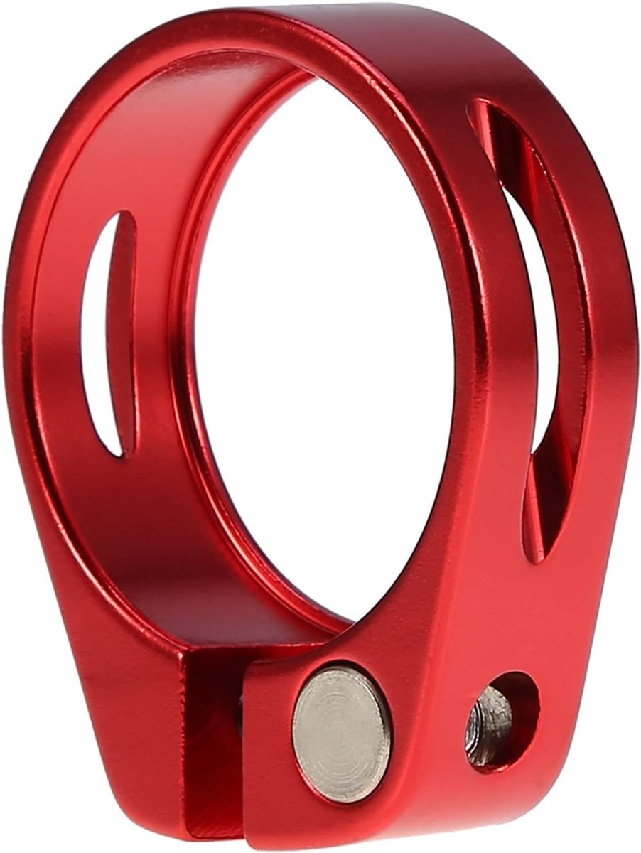 36.4 mm Zadelpenklem voor BMX en Mountainbike, Aluminium Legering, Lichtgewicht en Duurzaam, Rood