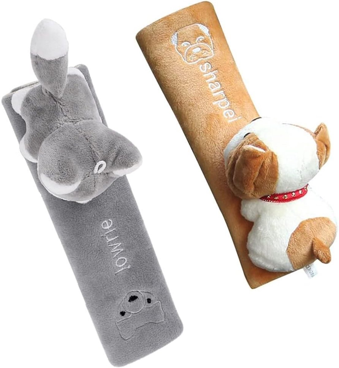 Zachte Autogordel Kussens voor Kinderen, Universele Gordelpads, Bescherming en Comfort voor Autozitjes en Kinderwagens (2 Stijlen)