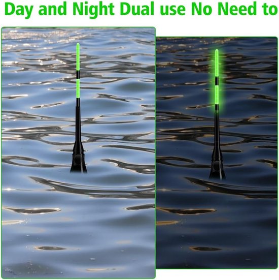 3 Stuks LED Vlotters met Gravitatie Sensor voor Vissen - Accessoires voor Hengelsport met Geluidssignaal voor Meer en Rivier — afbeelding 2