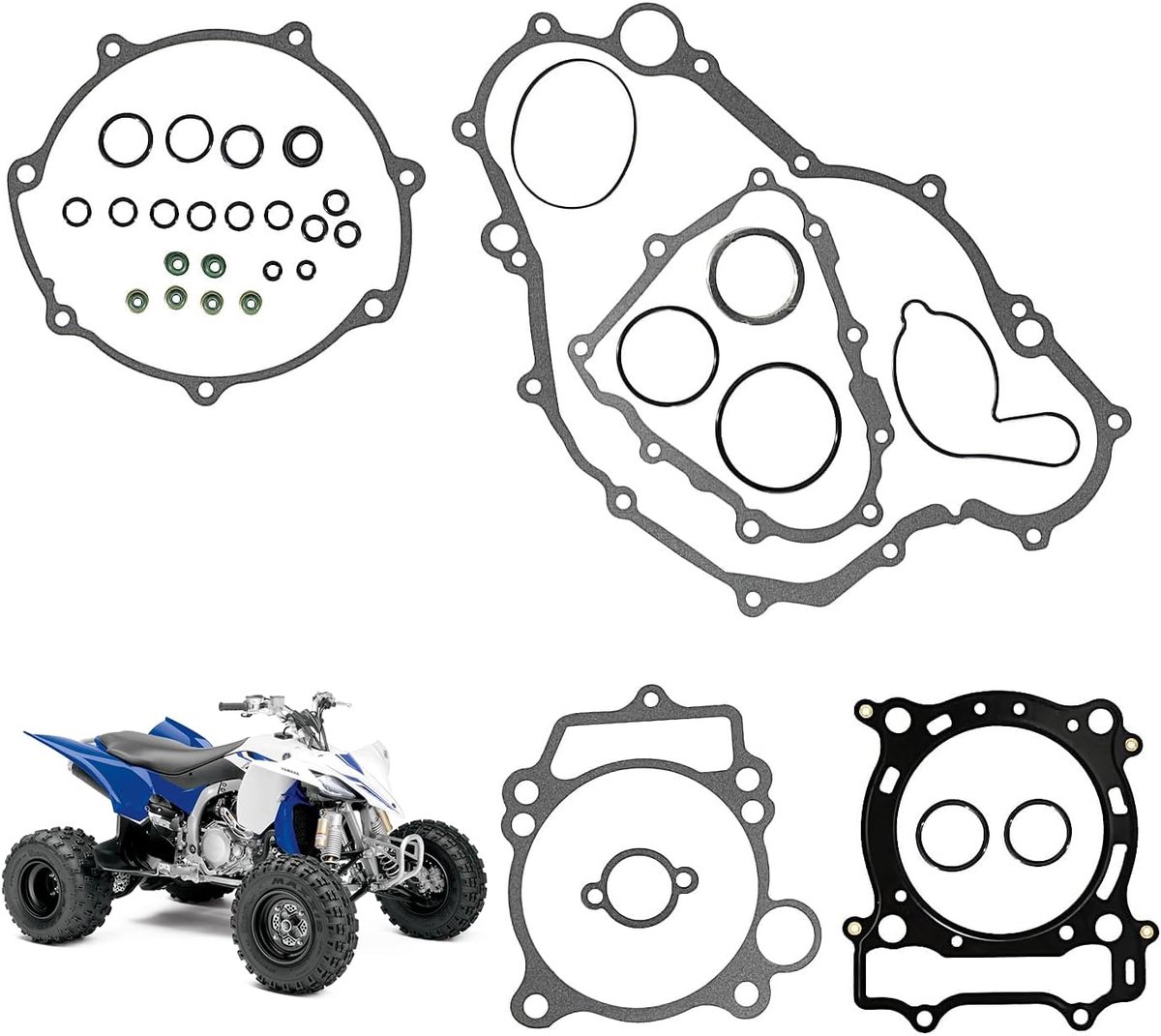 Top Bottom End Complete Gasket Kit Set for YFZ450 YFZ 450 2012-2013 2004-2009 - ShopVlot
