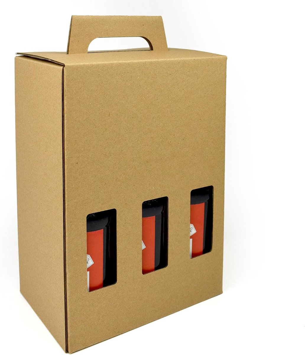 Evergreen Goods 330ml/500ml Beer Bottle Carrier, Fits 3/6 Bottles or Cans - ShopVlot