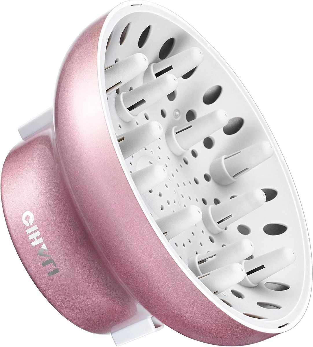 Universele Haardiffuser - Krul Diffuser - Krullen Stylen - Gepatenteerde Flex Armatuur - 4.4 tot 6.6 cm - Roségoud