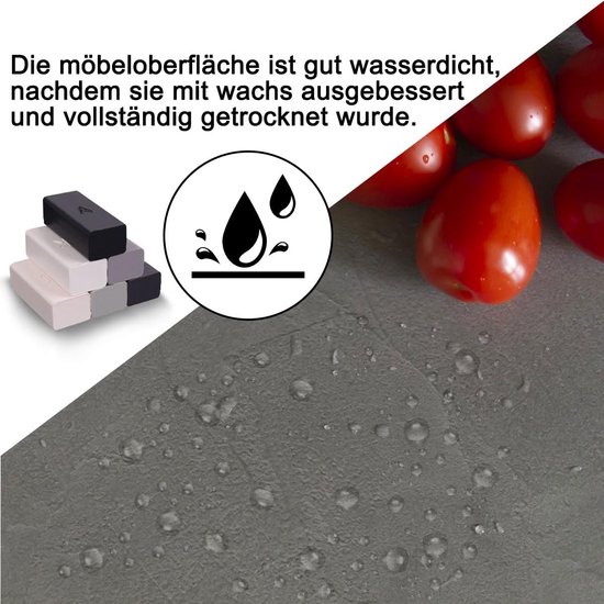 Laminaat Was Reparatieset - Houtvuller Kit - Vloeren Herstellen - Harde Was Sneldrogend - 6 Kleuren - Grijs Wit — afbeelding 2