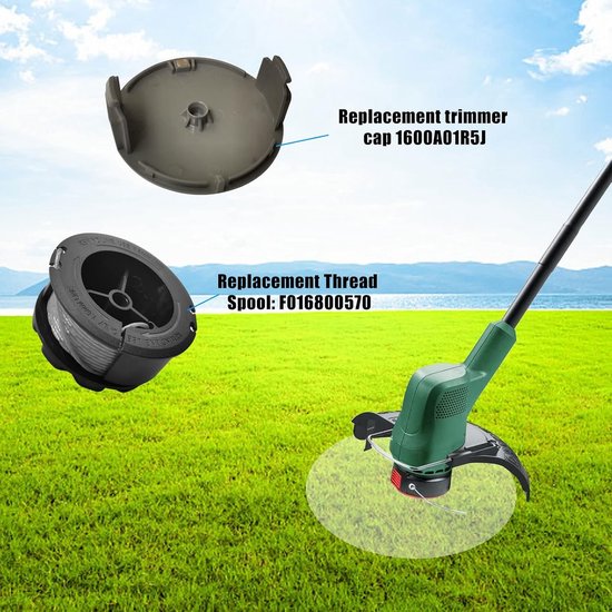 Vervangingsspoel 1.6 mm 6 m voor Universele Grasmaaier met 4 Spoelen en 1 Dop - Ideaal voor Grastrimmer, Tuinonderhoud en Precisiewerk — afbeelding 5