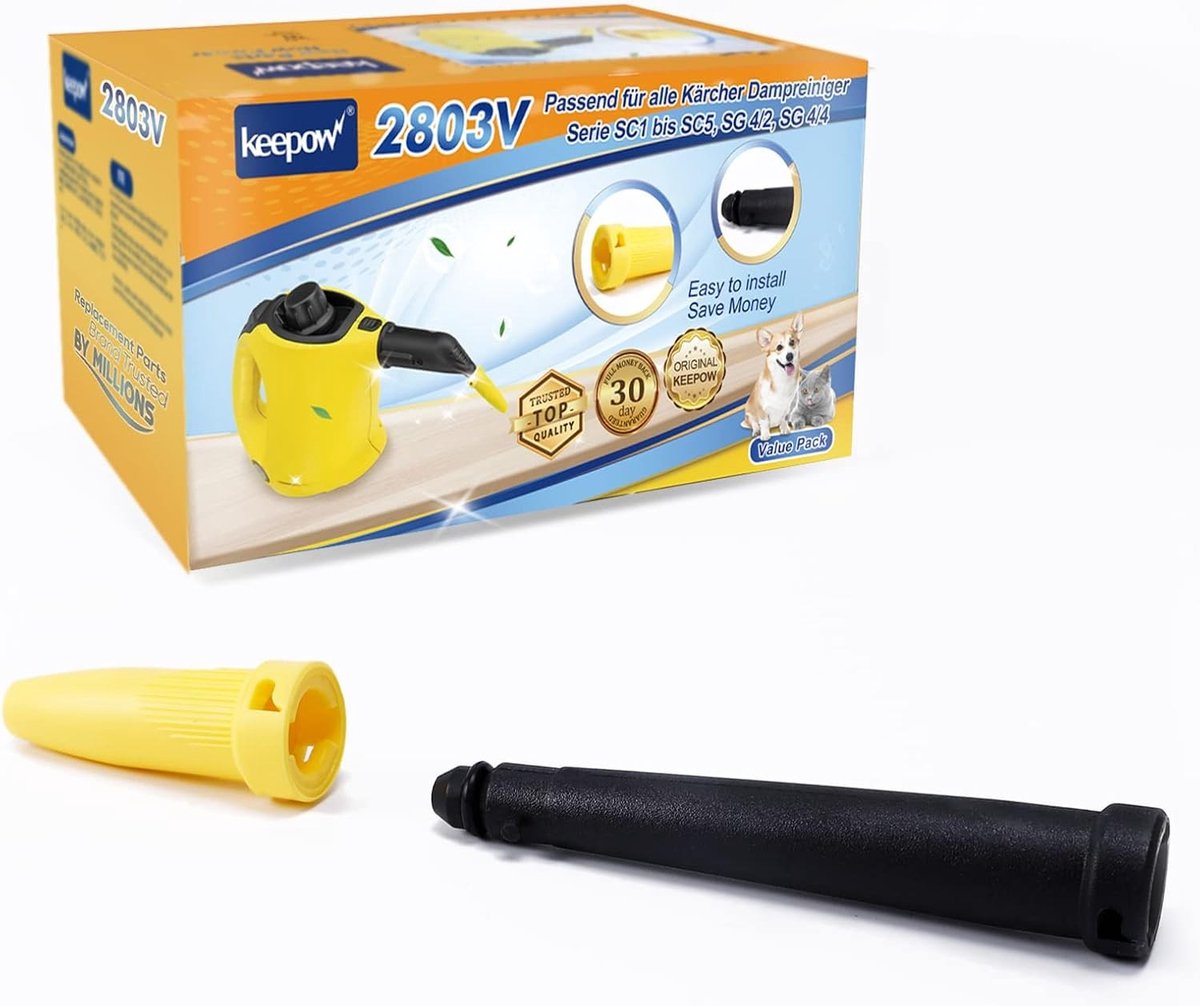 Power Nozzles voor Stoomreinigers - Accessoires voor Kärcher SC1, SC2, SC3 en SC4 met Verlengstukken en Borstels
