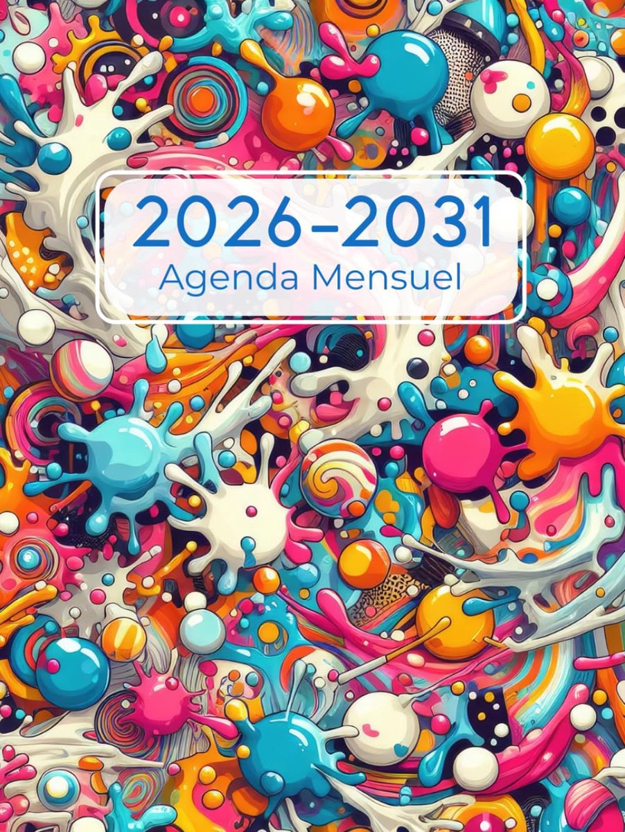 Agenda 2026-2031 - Maandelijkse indeling - 6 jaar overzicht - Ideaal voor planning - ShopVlot