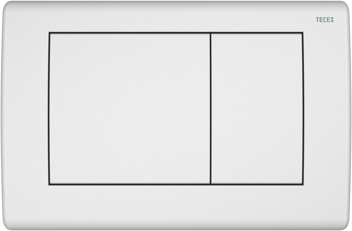 TECE Planus bedieningspaneel mat zijdewit 2-knops voor TECE Profil