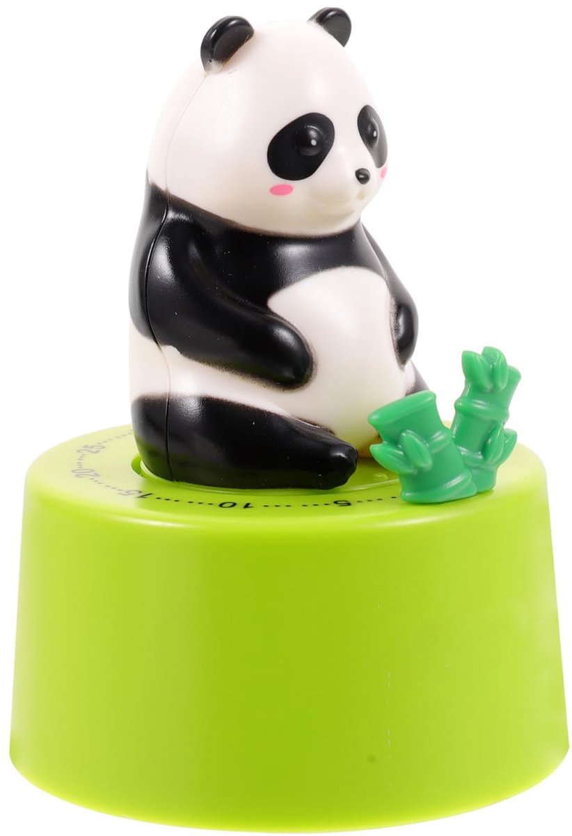 Keukentimer panda-vorm - mechanisch - creatief design - leuk voor thuis - ShopVlot
