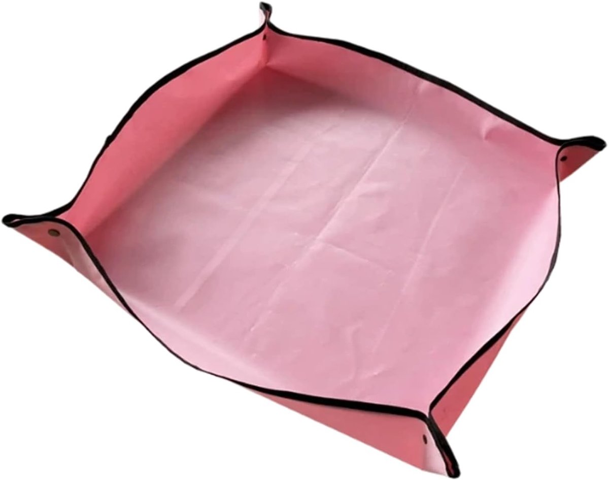 Waterdichte Repotting Mat 75x75cm voor Binnen- en Buitenplanten, Gemakkelijk Schoon te Maken Tuinmat voor Vetplanten en Kamerplanten, Ideaal voor Verpotten en Tuinieren