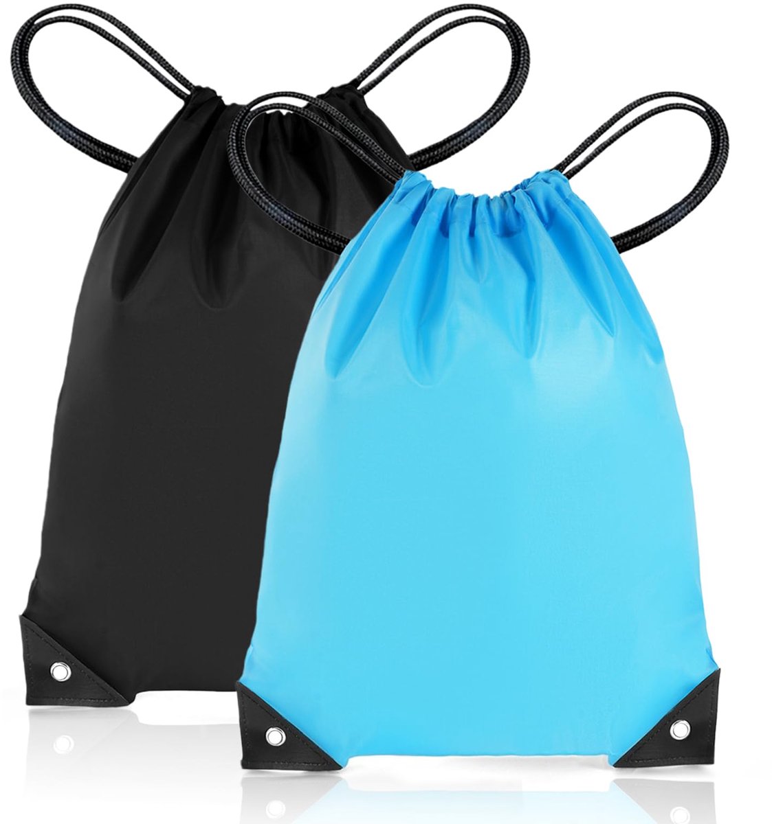 Trekkoordzakken 22x14cm - grote PE-tas - lichtgewicht en waterafstotend - ideaal voor sport en vakantie - ShopVlot